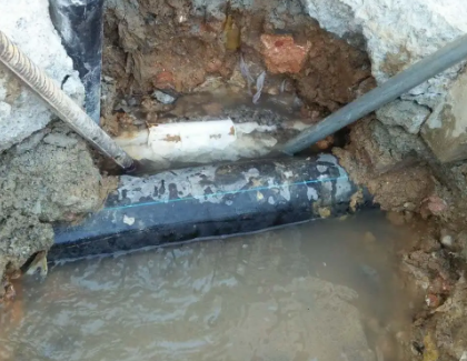 冷水江测漏水之水管漏水